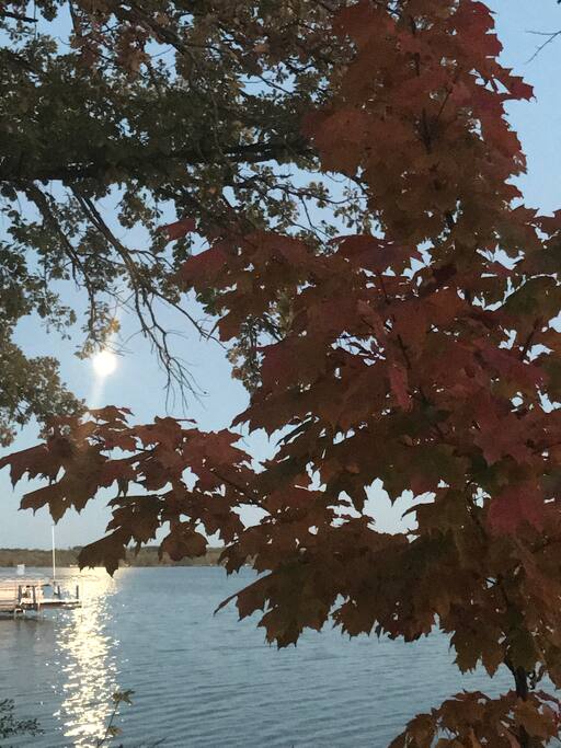 Full moon over the bay