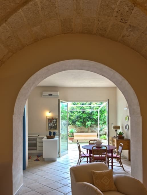 vista dall'ingresso