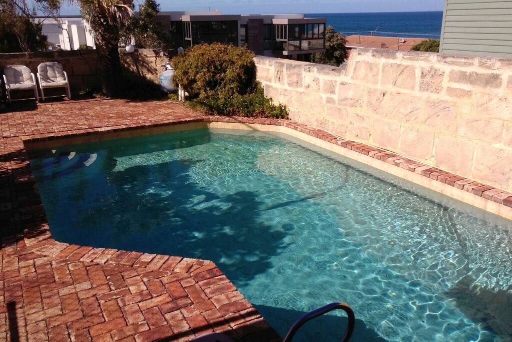 the Seaview swimming pool is a great place to cool off after tennis