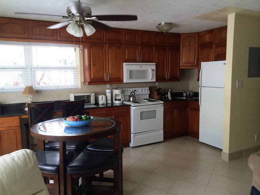 view to kitchen
