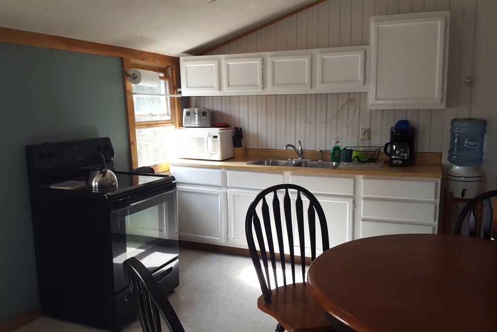 Kitchen and eating area