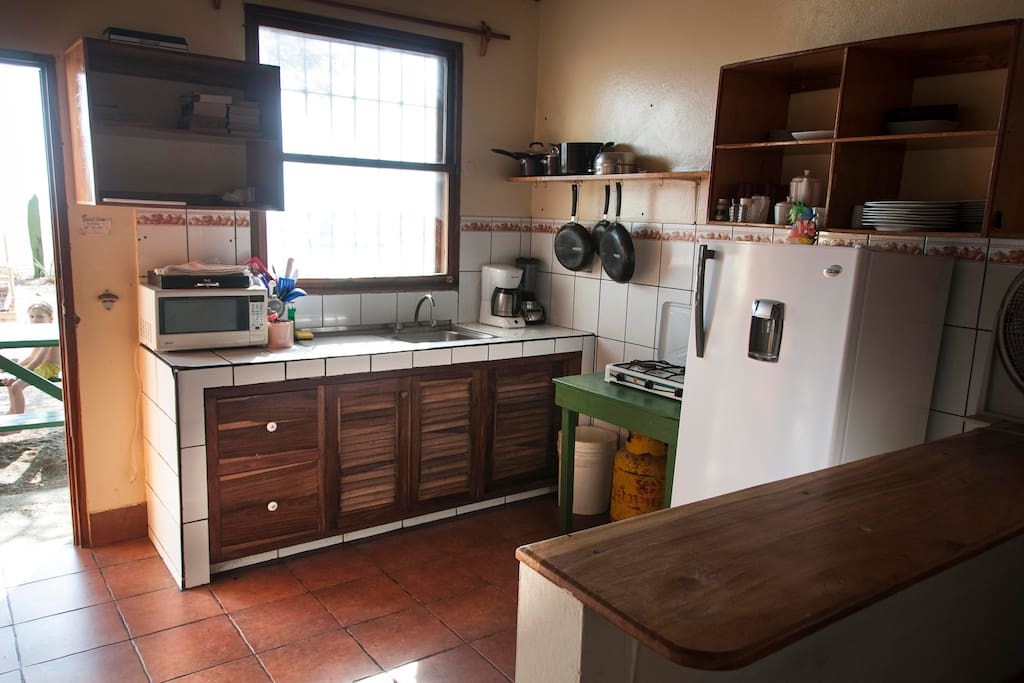 The kitchen.