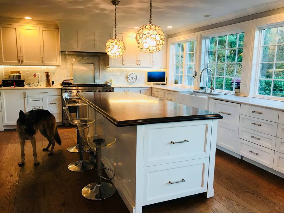 State of the Art Gourmet Kitchen Overlooking Breathtaking Formal Gardens