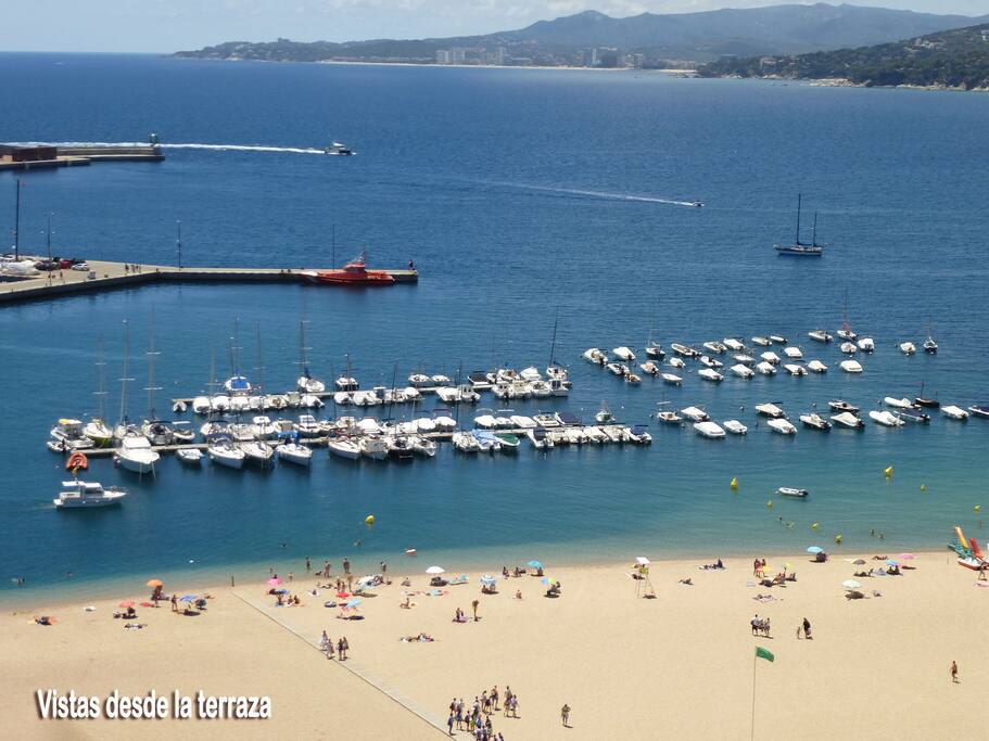 Vistas desde la terraza del apartamento