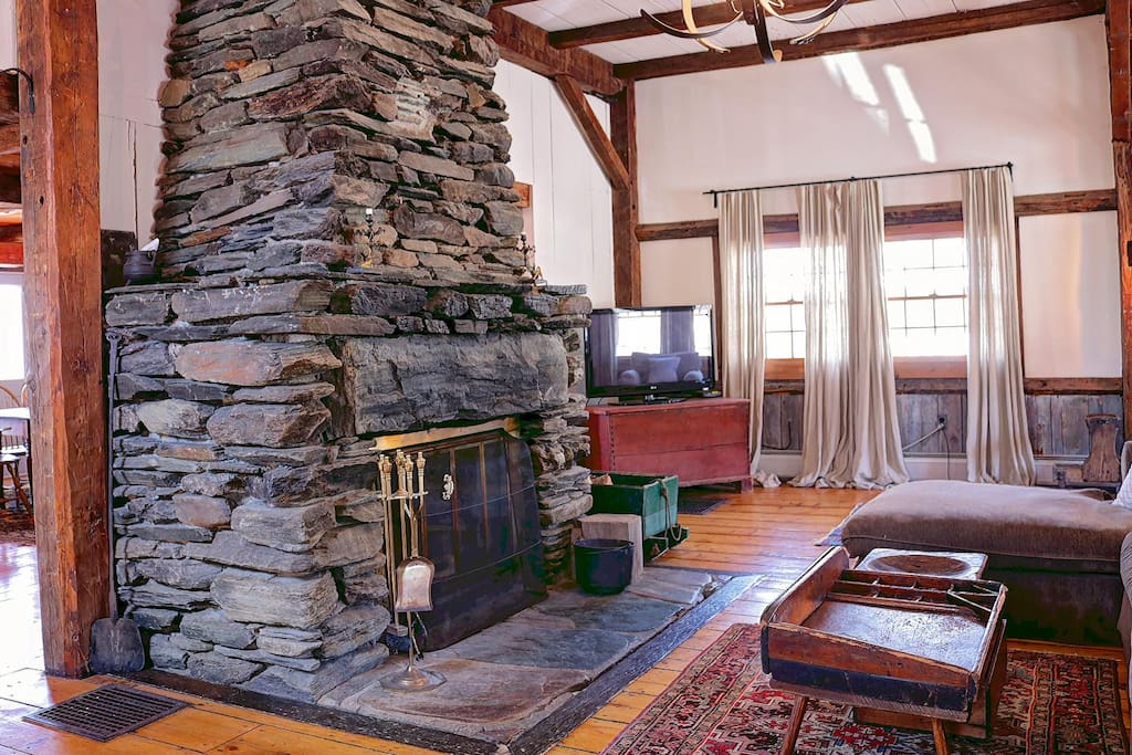 Original Slate Fireplace