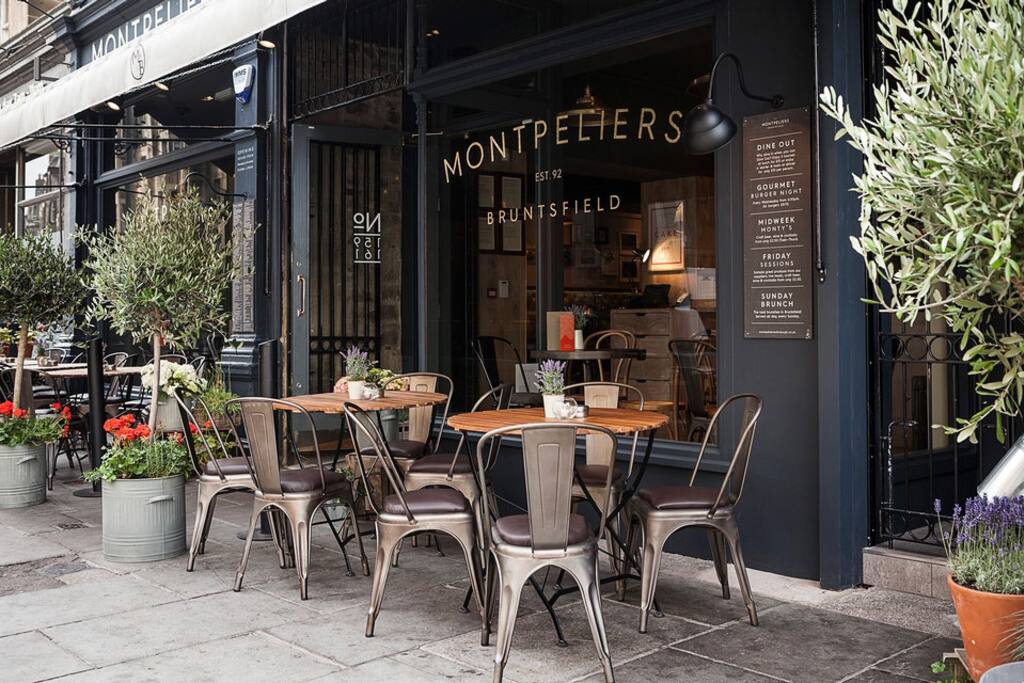 We are just across the road from some of Edinburgh's great bars, cafes and shops, this one offers 20% off drinks to our guests!