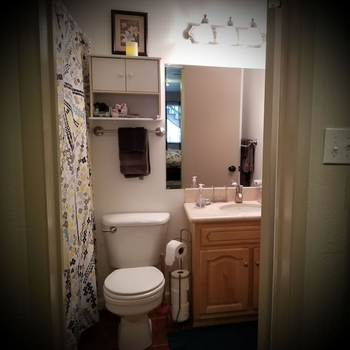 Bathroom with linens