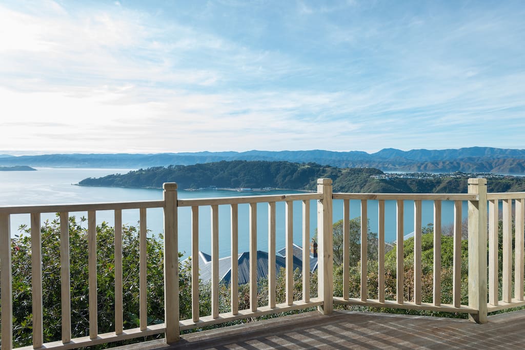 View from deck - Upstairs.
