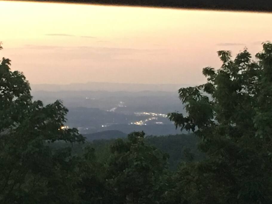 Beautiful, long range views. The magic hour.