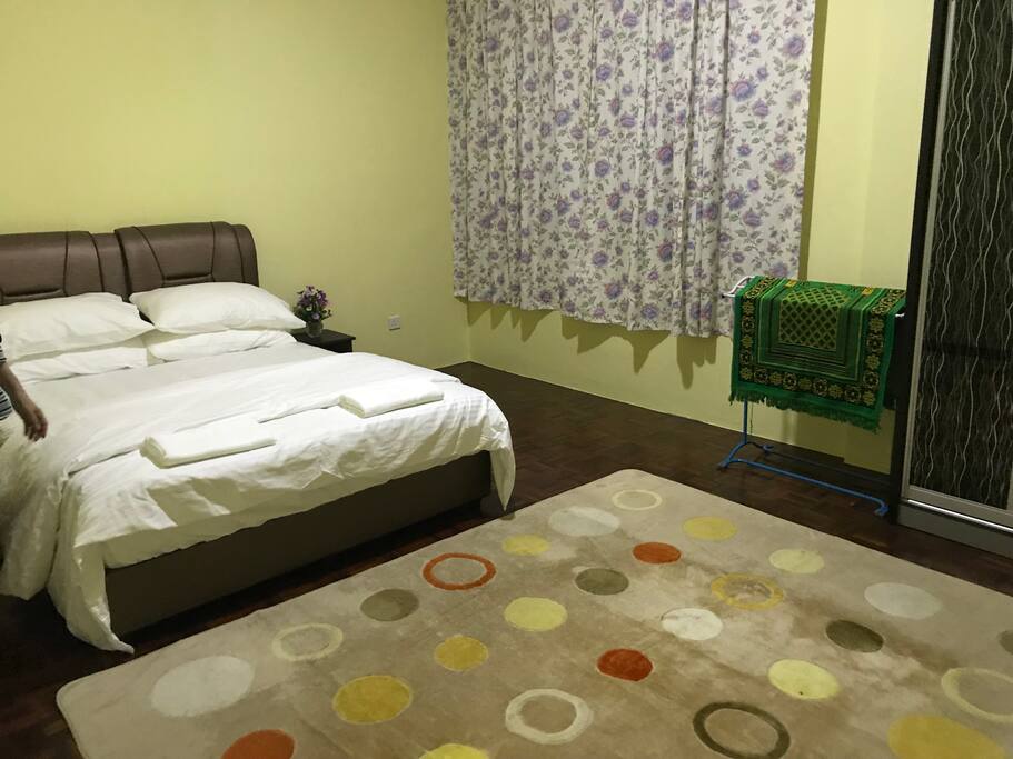 Master Bedroom with aircond attached washroom