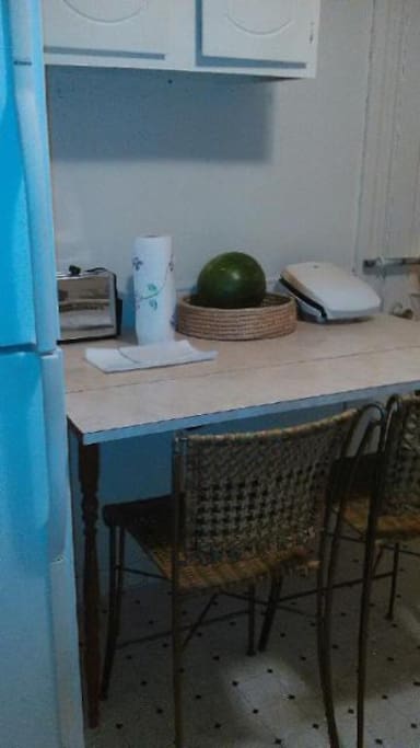 Our Kitchen is fully equipped an available for our guests use.
