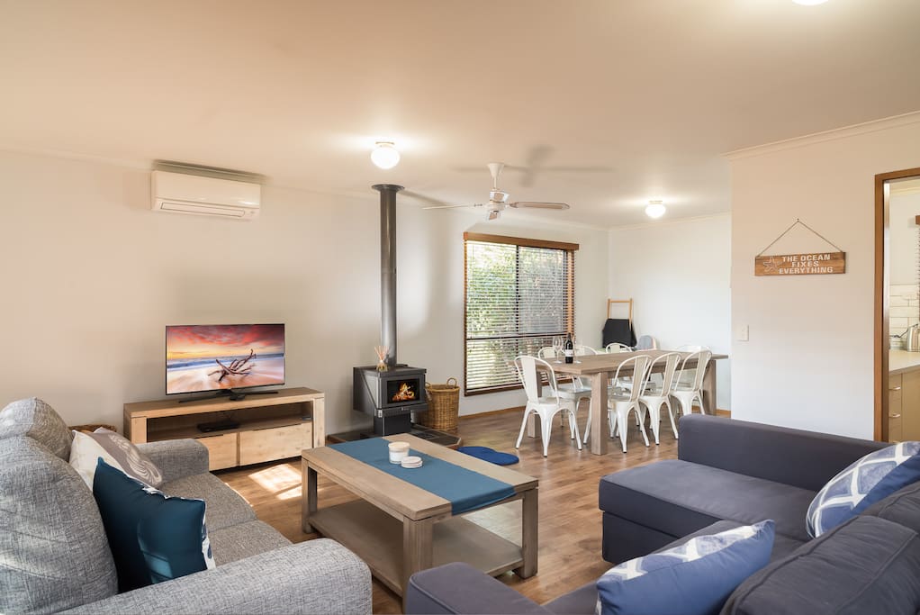 Spacious family living area...
