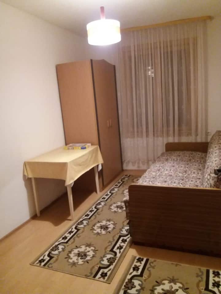 Соба со кауч на спуштање и мијалник