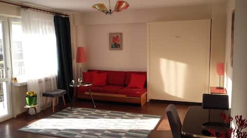 Top performing Airbnb: Ambiente of the 60s in Nowa Huta