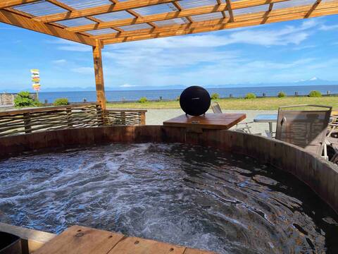 Lodge-Hottub-Sauna-Quincho-Kayaks-Bici-Playa