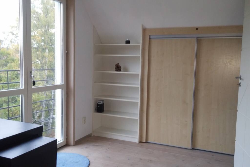 More of your room, nice view from french window