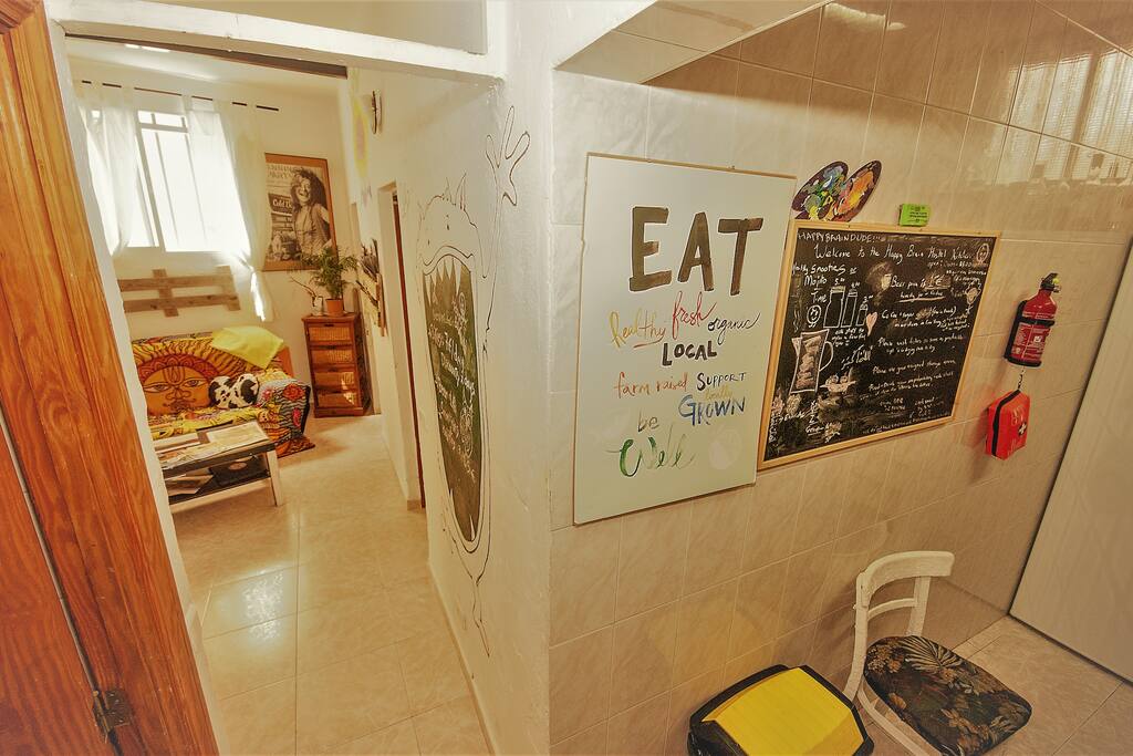 Kitchen and Living room