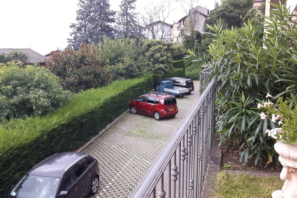 Free and spacious parking right outside the residence.