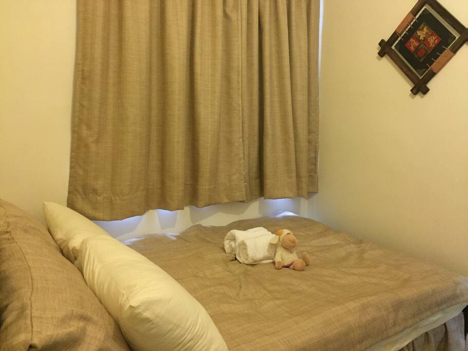 Bedroom 2 - with double bed and big wardrobe