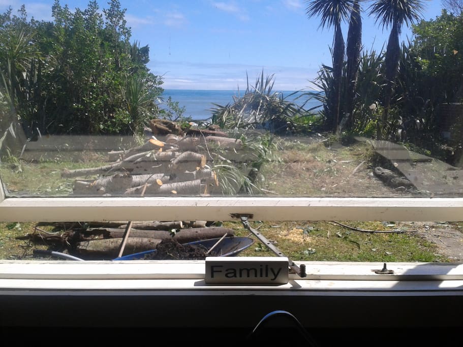 View from kitchen window
