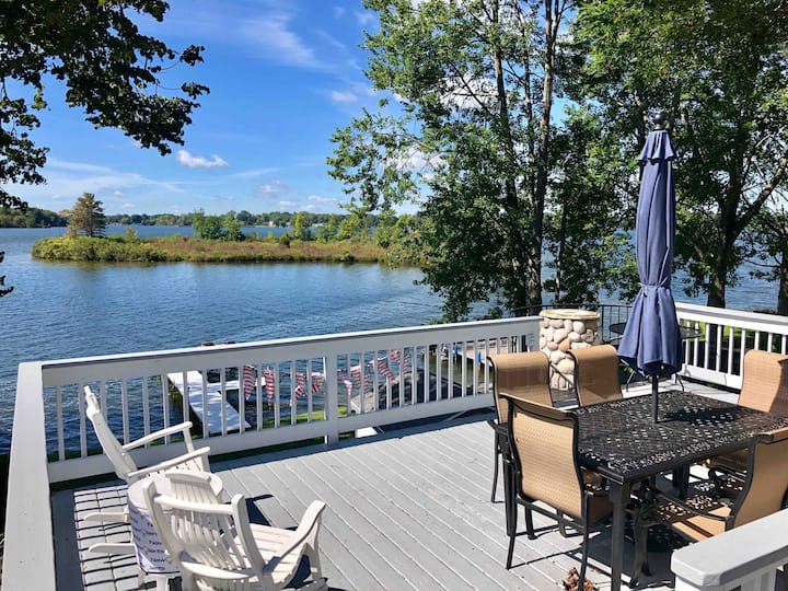 Stunnnig House on Marble lake with private beach🏖 Houses for Rent in