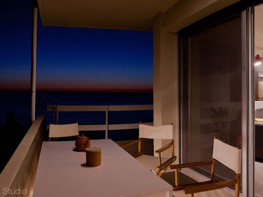 Balcony evening time