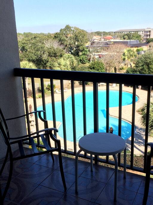 Step out onto your private balcony