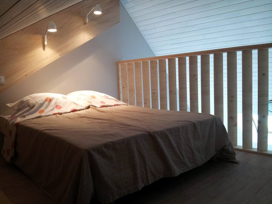 1 lit double en mezzanine
