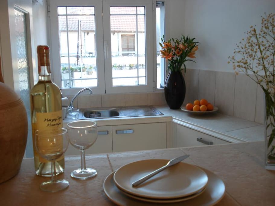 Open plan kitchen