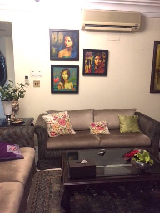 The living room