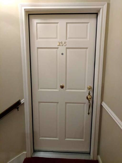 Front door to AirBnb