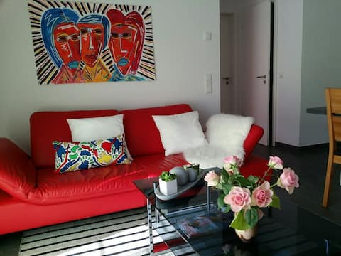 FeWo-App 65 sqm Saarlouis Parkplatz WiFi