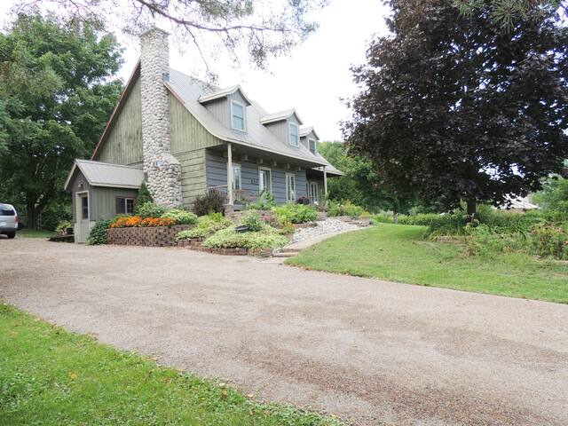 Ottawa Log Home with a View