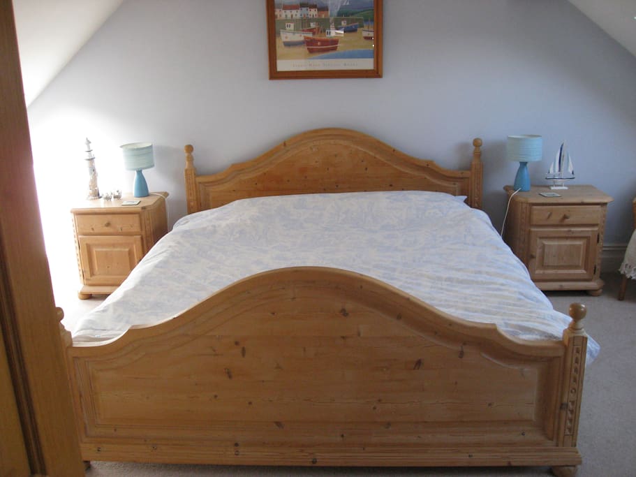king bed
