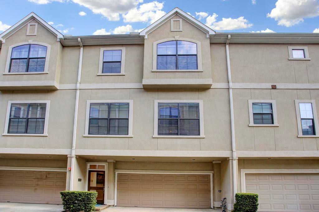 Front view of townhouse - 2 car garage