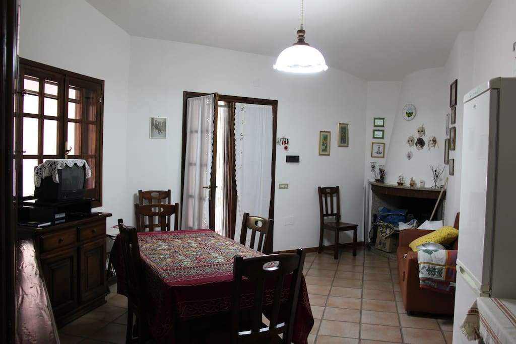 La cucina - soggiorno