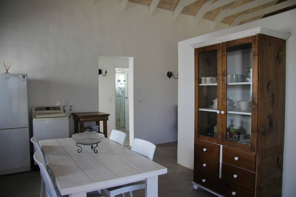 kitchen and dining