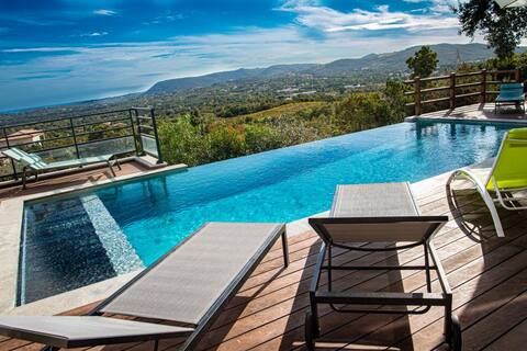 Sea view villa