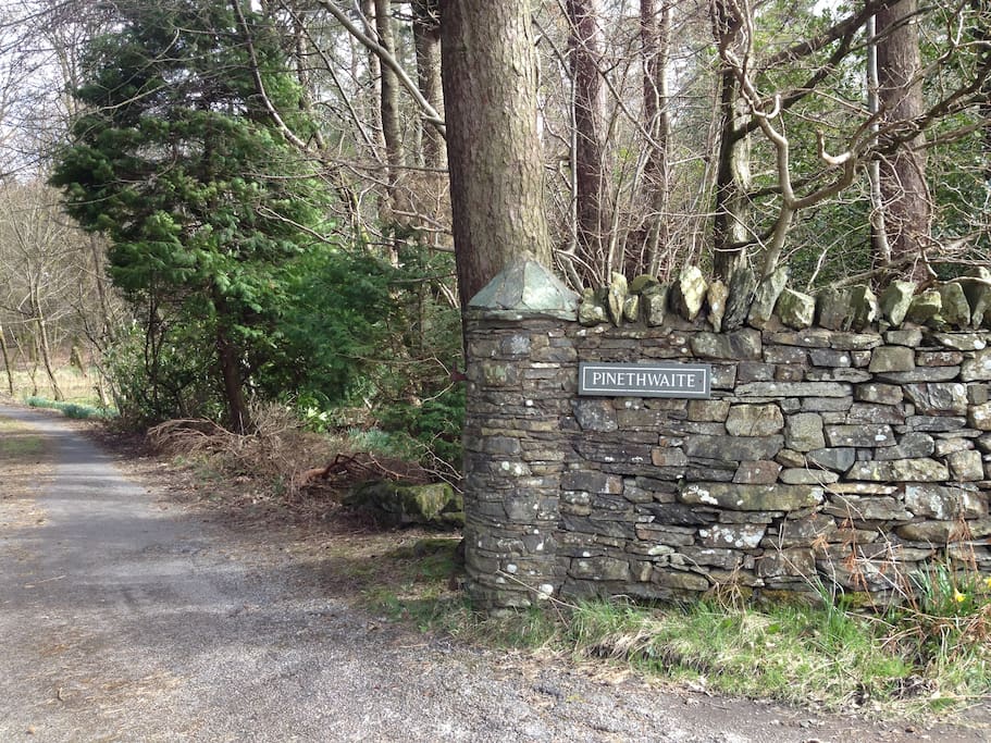 Entrance to Pinethwaite.