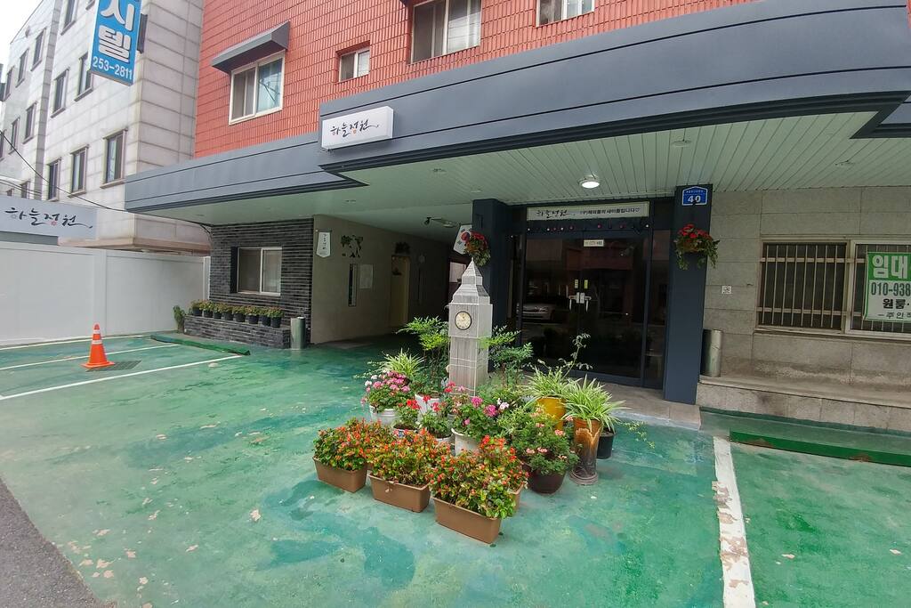 outside of building