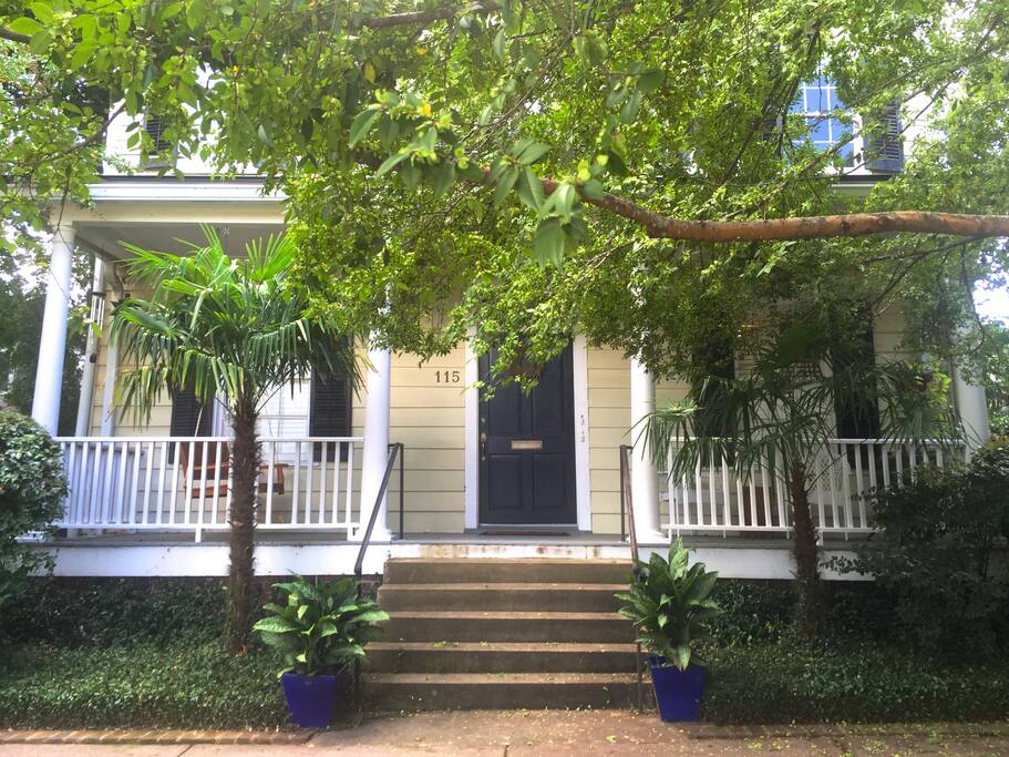 Front porch for people-watching.