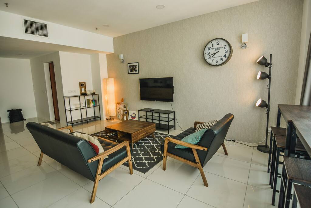 The romantic living room on an evening view with dimmed lightings. Our personal favourite scene. We would hope to share this place and scene with you all.