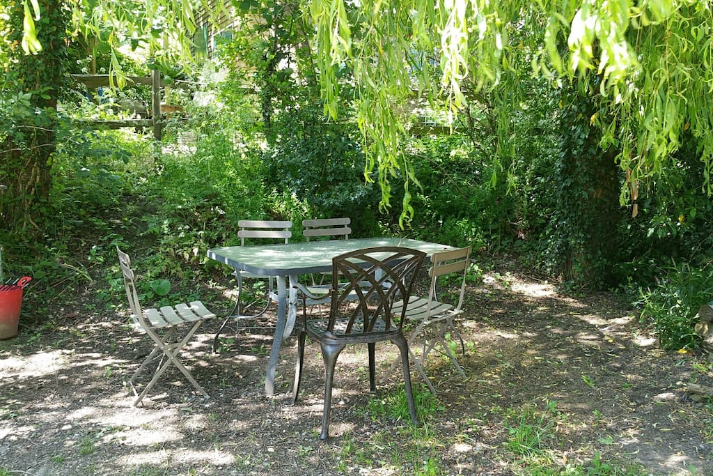 Outside dining