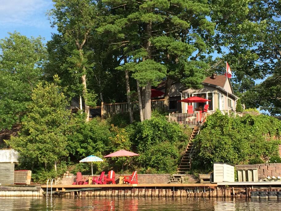 The view ain't bad from the water either!