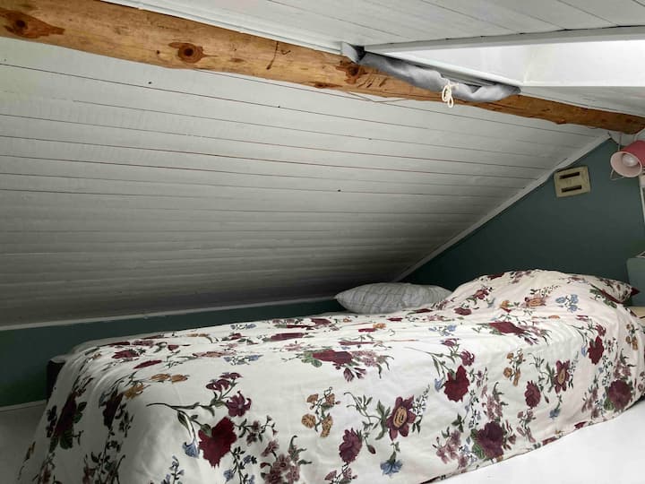 Dormitorio con dos camas