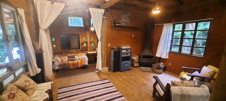 Casa Na Mata (Com Lareira E Rio No Pátio) - Maquiné