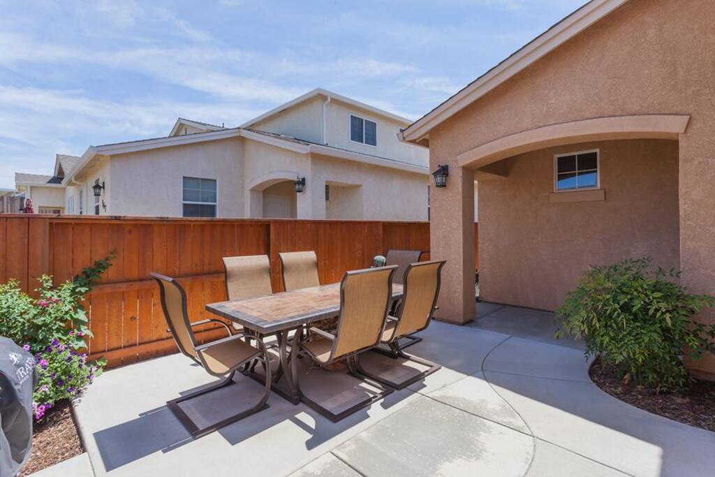 Enjoy the sunshine on the patio!