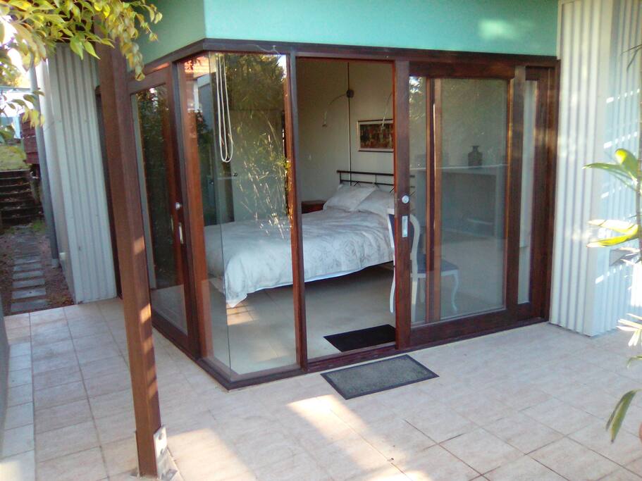 main bedroom from lower deck