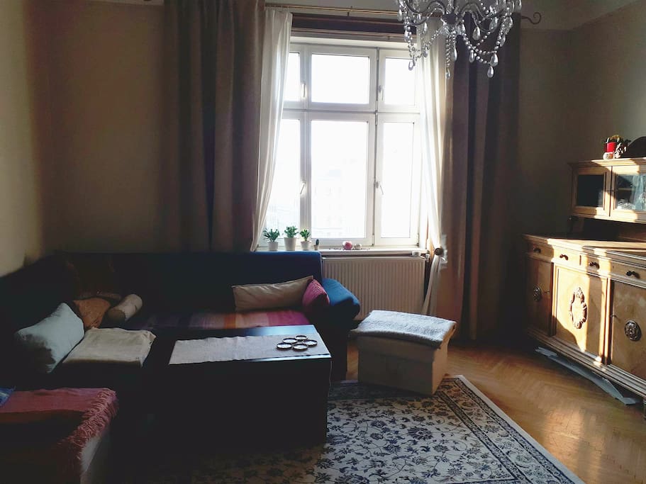 Wohnzimmer mit Schlafsofa
Living rom with sofa bed