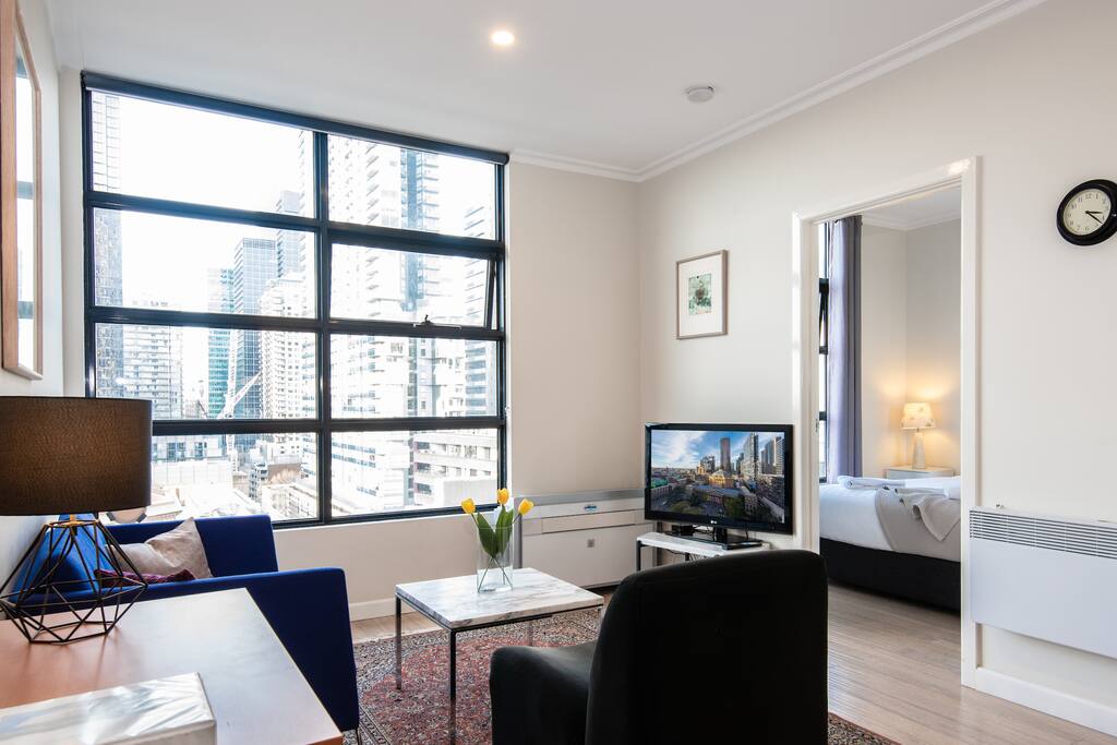 Open plan but cosy space